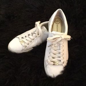 Michael Kors Pleather Tennis Shoes